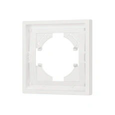 Изображение Рамка пластиковая FRM-TENDO-SFPL-1-WH (Arlight, Белый soft-touch)